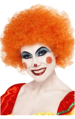 Bristol Novelty Economy Orange Clown Wig All Themes