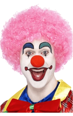 Bristol Novelty Economy Clown Wig In PINK All Themes