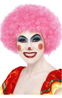 Bristol Novelty Economy Clown Wig In PINK All Themes