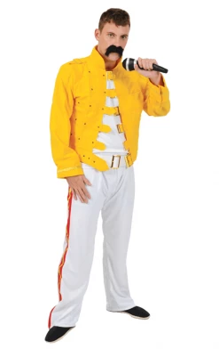 Orion Costumes All Themes Mens Deluxe Freddie Mercury Costume