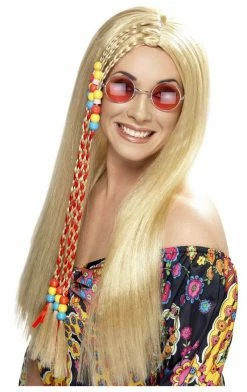 Smiffys Hippie Blonde Wig All Themes