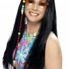 Smiffys Hippie Black Wig All Themes