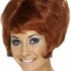 Smiffys 60s Beehive Wig AUBURN All Themes