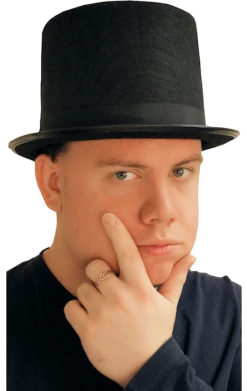 Orion Costumes Mens Black Top Hat