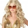 California Costumes All Themes Sexy Super Model Blonde Wig