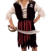 Bristol Novelty Childrens Striped Pirate Girl Costume
