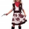 Bristol Novelty Child Cowgirl Costume With Hat