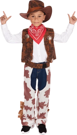 Bristol Novelty Child Cowboy Costume With Hat
