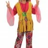 Bristol Novelty All Themes Child 60s Hippy Girl Costume