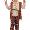 Bristol Novelty Child 60s Fringed Hippie Boy Costume 2 Bristol Novelty Child 60s Fringed Hippie Boy Costume