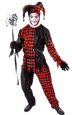 Orion Costumes Mens Costumes Adult Evil Jester Halloween Costume