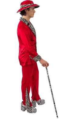 Orion Costumes Mens Costumes Adult Red Pimp Costume