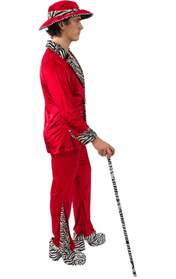 Orion Costumes Mens Costumes Adult Red Pimp Costume 4 Orion Costumes Mens Costumes Adult Red Pimp Costume