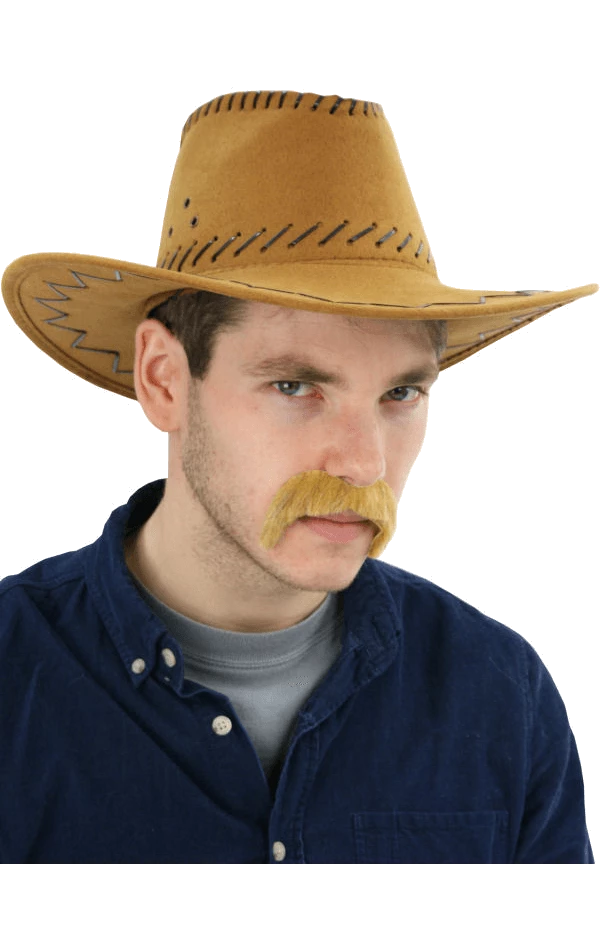 Bristol Novelty Leather Stitched Western Hat 3 Bristol Novelty Leather Stitched Western Hat