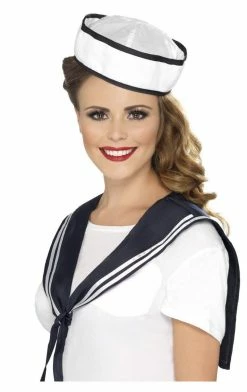 Smiffys Adult Sailor Hat And Collar All Themes