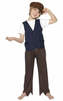 Smiffys Childrens Victorian Poor Peasant Boy Costume