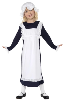 Smiffys All Themes Girls Victorian Poor Maid Costume