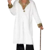 Smiffys Adult White Faux Fur Pimp Costume All Themes