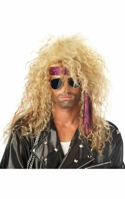 California Costumes All Themes Heavy Metal Rocker Blonde Wig