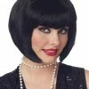 California Costumes Womens Black Flapper Wig All Themes