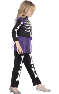 Smiffys Child Skellie Punk Girl Costume