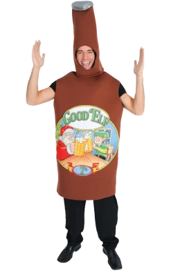 Orion Costumes Mens Good Elf Beer Bottle Costume