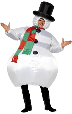 Smiffys Adult Inflatable Snowman Costume