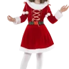 Smiffys Child Little Miss Santa Costume