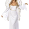 Smiffys Adult Angel Costume With Wings All Themes