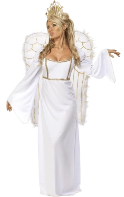 Smiffys Adult Angel Costume With Wings All Themes