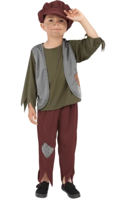 Smiffys Childrens Poor Victorian Boy Costume All Themes