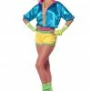 Smiffys All Themes 80s Skater Girl Costume 2 Smiffys All Themes 80s Skater Girl Costume