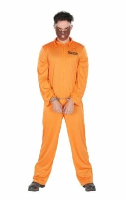 Orion Costumes Adult Orange Prisoner Costume Mens Costumes