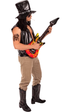 Orion Costumes Adult Guns N Roses Slash 1980s Costume