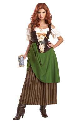 California Costumes Adult Tavern Maiden Costume All Themes