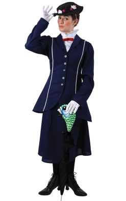 Orion Costumes Womens Mary Poppins Movie Costume Womens Costumes