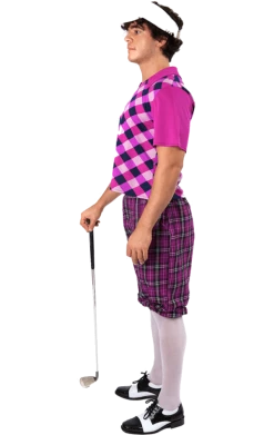Orion Costumes Mens Costumes Mens Purple Pub Golf Costume