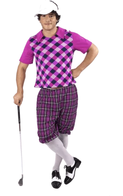 Orion Costumes Mens Costumes Mens Purple Pub Golf Costume
