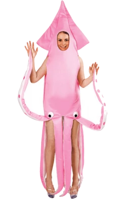Orion Costumes Mens Costumes Adult Pink Squid Animal Costume
