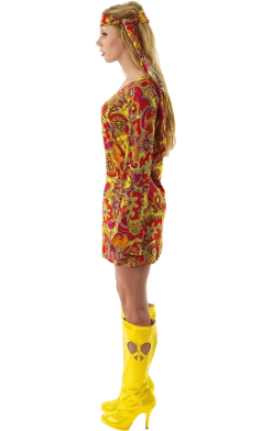Orion Costumes Female 1960s Hippie Costume