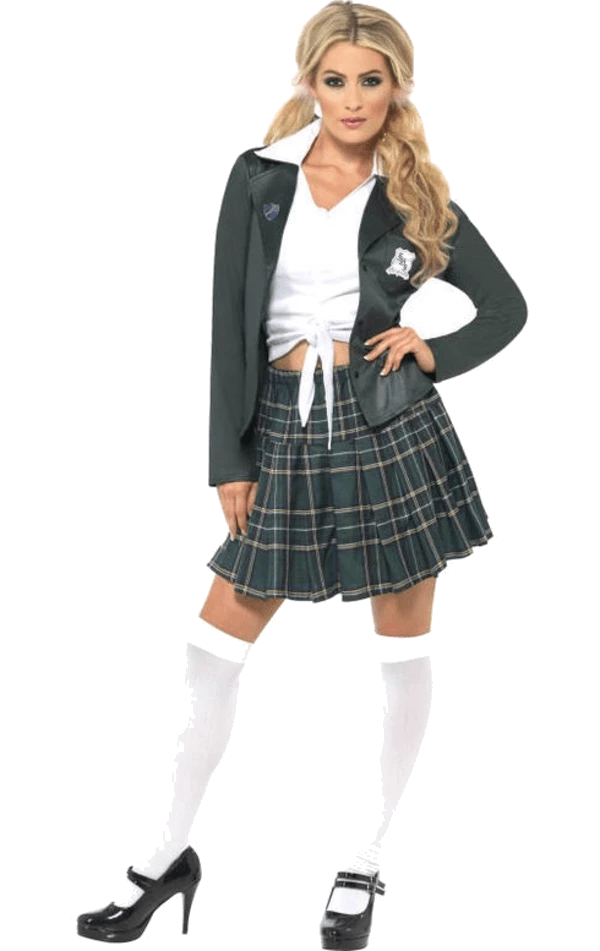 Smiffys All Themes Schoolgirl Costume 3 Smiffys All Themes Schoolgirl Costume