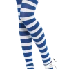 Smiffys Blue And White Striped Stockings