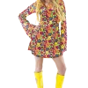 Orion Costumes Adult 1960s Flower Power Hippy Costume
