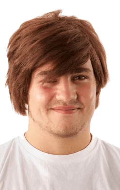 Orion Costumes Accessories Mens Brown Wig