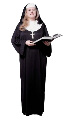 Morris Costumes All Themes Nun Outfit (Plus Size)