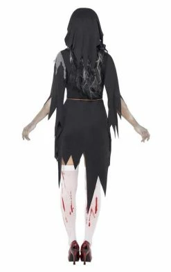 Smiffys All Themes Womens Zombie Nun Costume