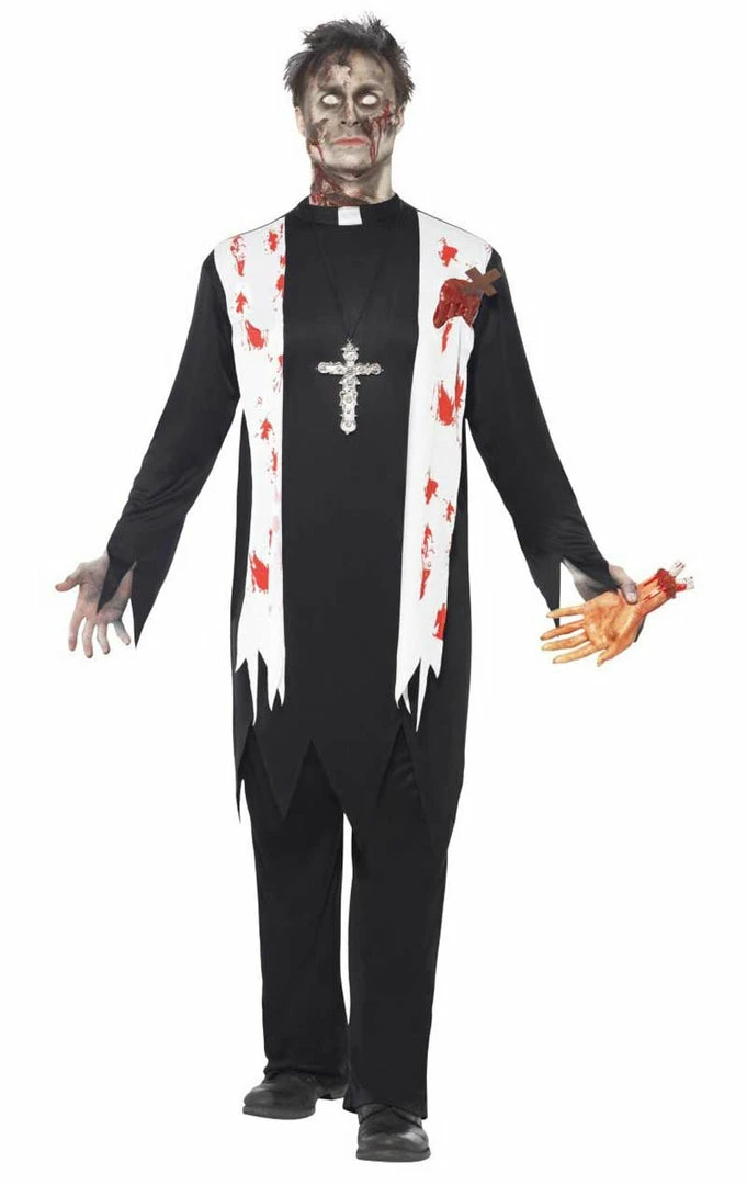 Smiffys Zombie Priest Costume 3 Smiffys Zombie Priest Costume