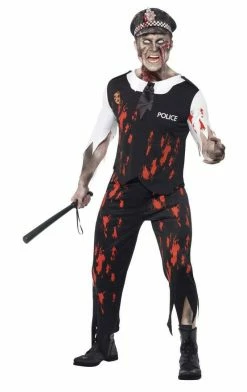 Smiffys Mens Zombie Policeman Costume