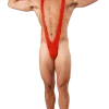 Orion Costumes Mens Costumes Red Borat Mankini Thong Swimsuit
