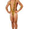 Orion Costumes Adult Borat Mankini Tiger Thong Swimsuit